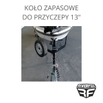 KOŁO ZAPASOWE 13" DO PRZYCZEPY 