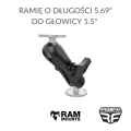 RAM MOUNT ramię o długości 5.69 do głowicy 1.5.png