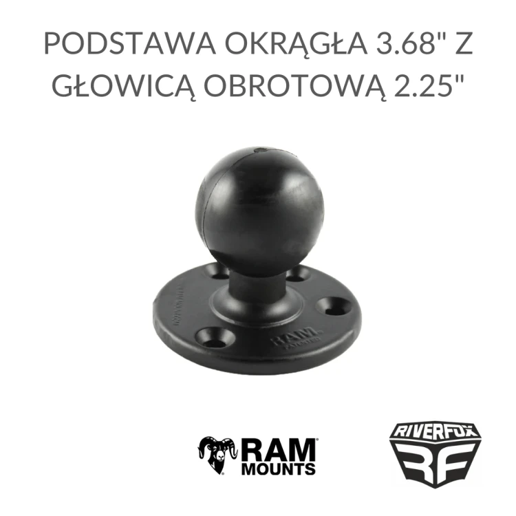 RAM MOUNTS podstawa okrągła 3.38 z głowicą obrotową 2.25.png
