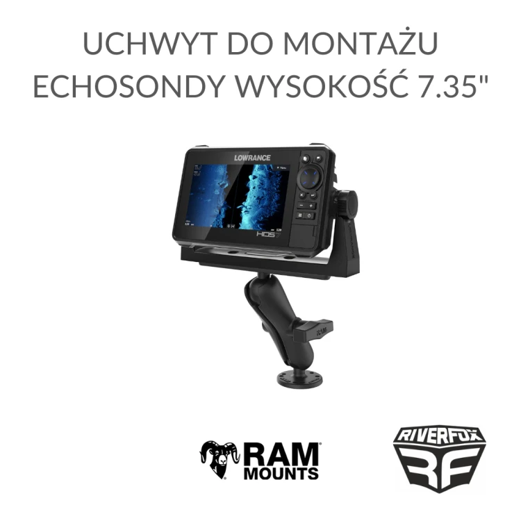 RAM MOUNTS uchwyt do montażu echosondy 7.35