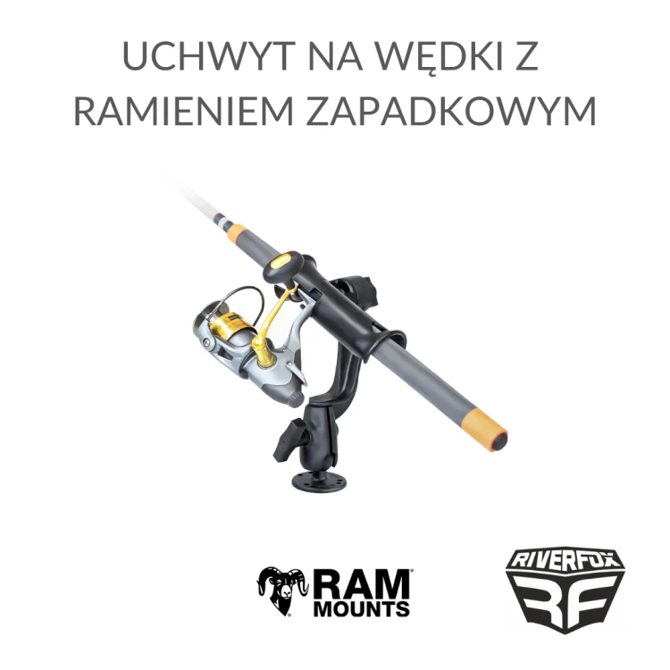 RAM MOUNTS uchwyt na wędki z ramieniem zapadkowym.png