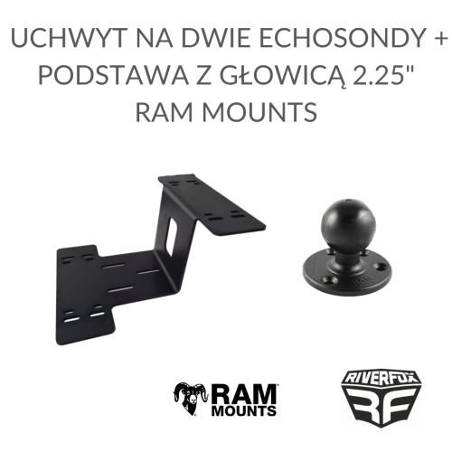 Uchwyt na dwie echosondy + podstawa z głowicą RAM MOUNTS.png