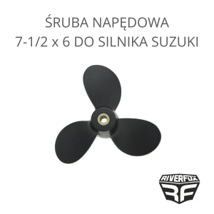ŚRUBA NAPĘDOWA 7 1/2 x 6 DO SILNIKA SUZUKI ZAMIENNIK