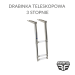 DRABINKA TELESKOPOWA 3 STOPNIE