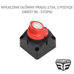 WYŁĄCZNIK GŁÓWNY PRĄDU 275A, 2 POZYCJE OBRÓT 90 - STOPNI