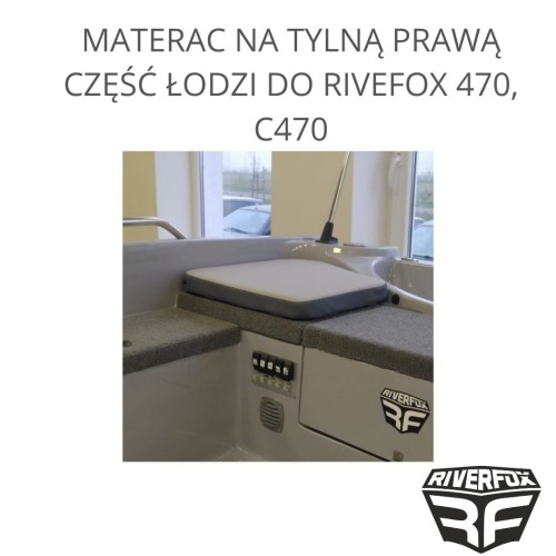 MATERAC NA TYLNĄ PRAWĄ CZĘŚĆ ŁODZI DO 470, MATERAC STERNIKA