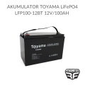 Akumulator Toyama LIFEPO4 12V 100Ah