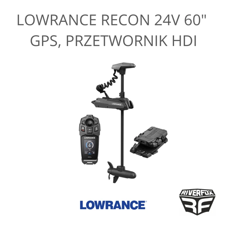 Lowrance Recon 24V 60 GPS silnik elektryczny