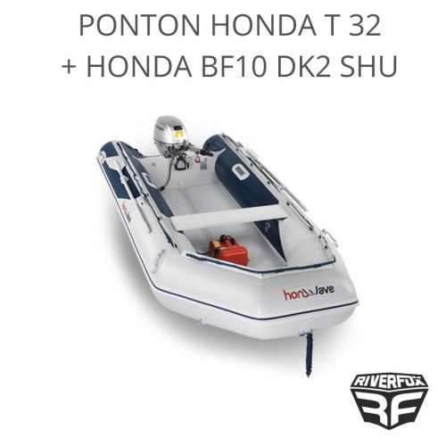 Ponton Honda T 32 + Silnik zaburtowy Honda BF 10 DK2 SHU