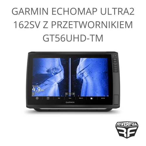 Garmin Echomap Ultra 2 162sv z przetwornikiem GT56UHD