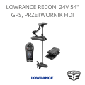 Lowrance Recon 24V 54 GPS silnik elektryczny