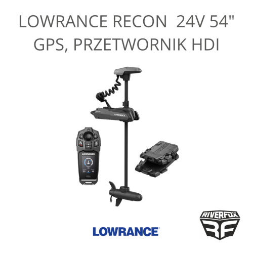 Lowrance Recon 24V 54 GPS silnik elektryczny