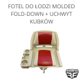 Fotel wędkarski Molded Fold-Down + uchwyt kubków