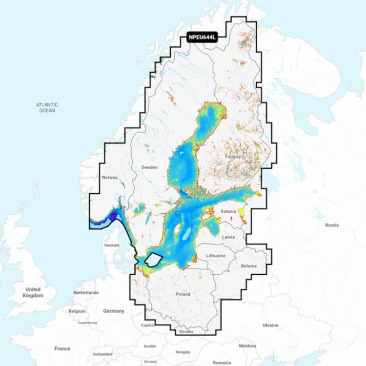 Mapa Navionics Platinum NPEU644L