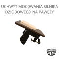 Uchwyt mocowania silnika dziobowego na pawęży