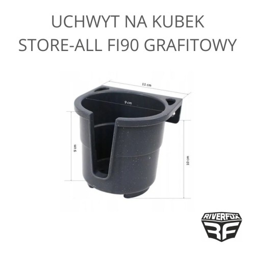 Uchwyt na kubek Store-All grafitowy