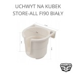 UCHWYT NA KUBEK STORE-ALL BIAŁY