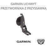 GARMIN UCHWYT PRZETWORNIKA Z PRZYSSAWKĄ