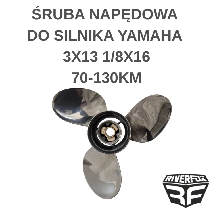 Śruba napędowa do silnika Yamaha 13- 1/8 16-K 70-130KM
