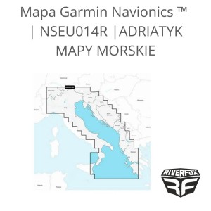 Mapa Garmin Navionics ™ | NSEU014R |  MAPY MORSKIE Adriatyk Chorwacja Włochy Albania Grecja
