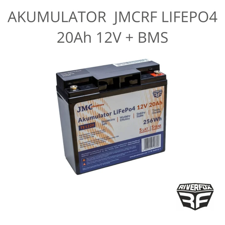 Akumulator JMCRF LIFEPO4 20Ah 12V