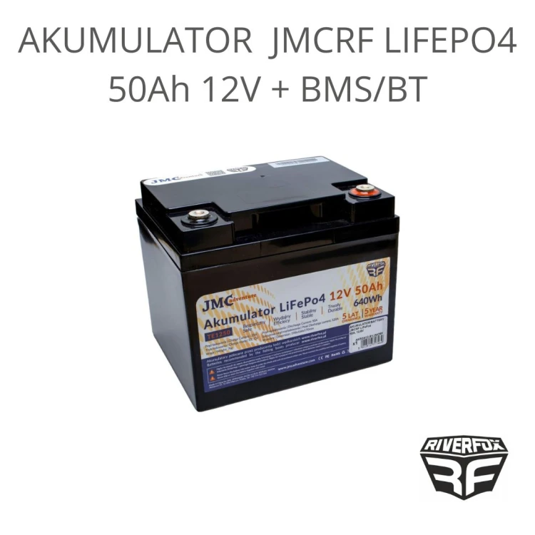 Akumulator JMCRF LIFEPO4 50Ah 12V