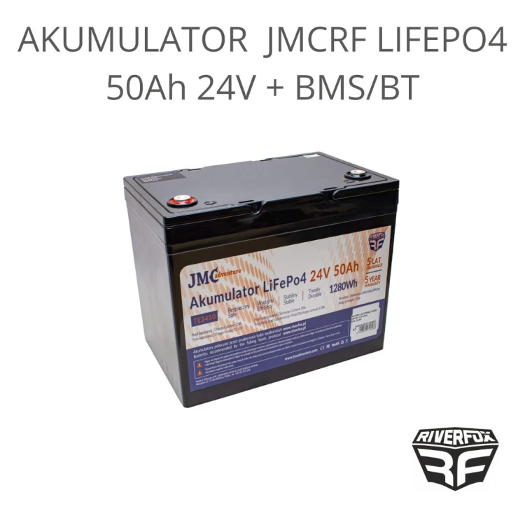 Akumulator JMCRF LIFEPO4 50Ah 24V