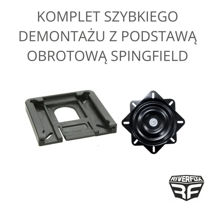 Komplet szybkiego demontażu z podstawą obrotową springfield