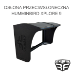 Osłona przeciwsłoneczna HUMMINBIRD XPLORE 9