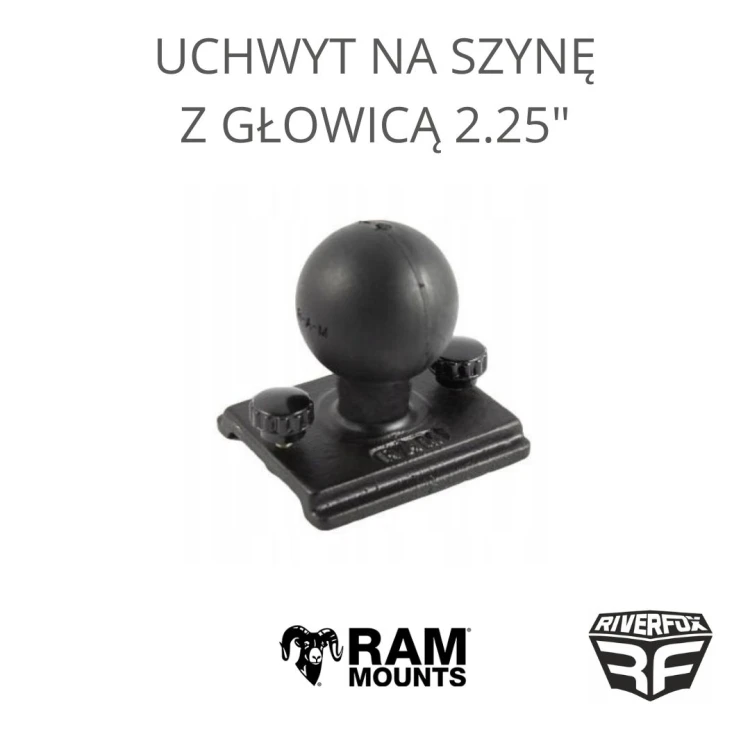 Uchwyt na szynę z głowicą 2.25" Ram Mounts
