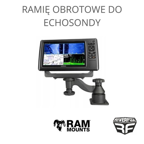 Ramię obrotowe do echosondy Ram Mounts