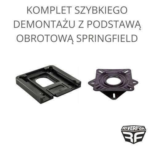 Komplet szybkiego demontażu z podstawą obrotową Springfield