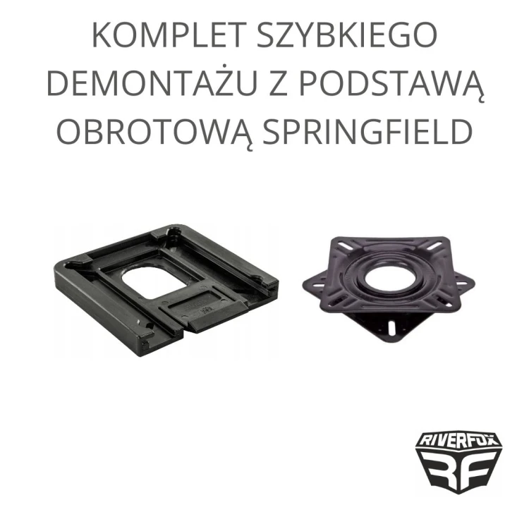Komplet szybkiego demontażu z podstawą obrotową Springfield