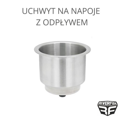 Uchwyt na napoje z odpływem