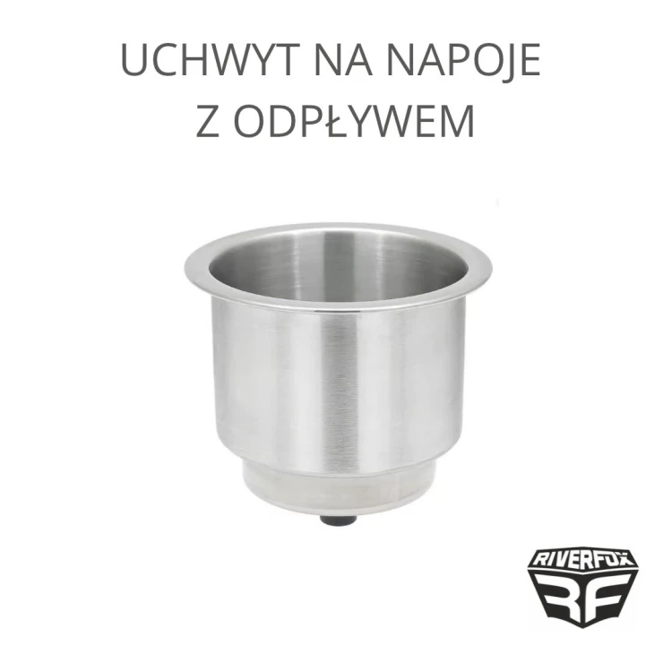 Uchwyt na napoje z odpływem