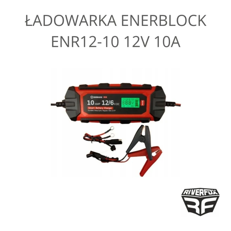 Ładowarka prostownik Enerblock 12V 10A