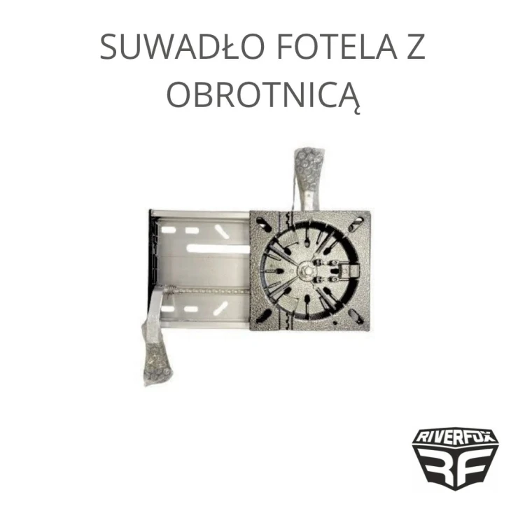 Suwadło fotela z obrtotnicą